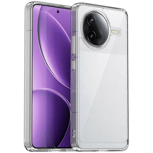 Skal för Xiaomi Poco F7 Pro 5G/Redmi K80 5G TPU+Akryl Skyddande Transparent Mobilskal Multicolor Transparent