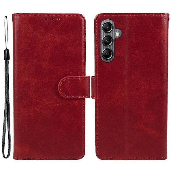 Til Samsung Galaxy A15 5G Etui Stødsikkert Læder Telefon Cover Magnetisk Wallet Stand Shell Multicolor Style B