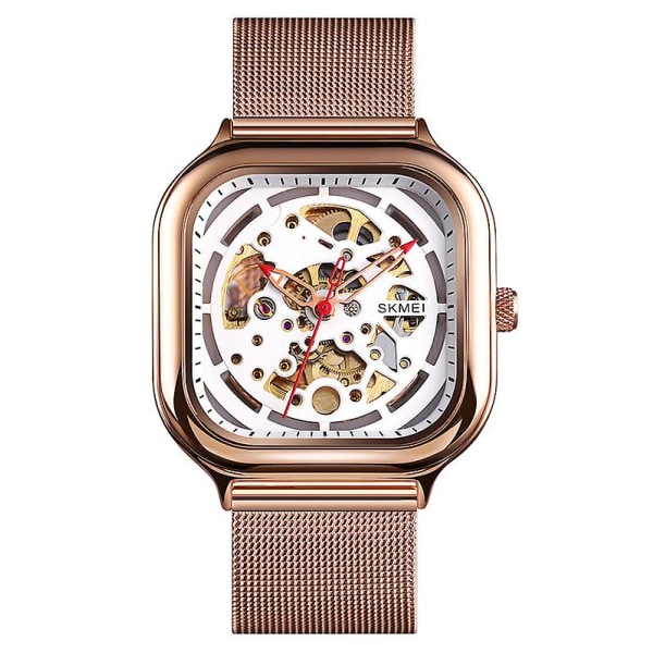 Skmei 9184 Automatic Luxury Herr Mekanisk Watch rose gold