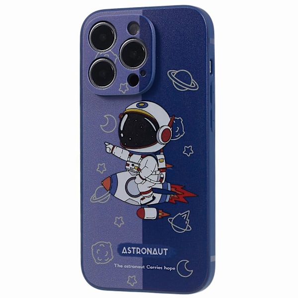 Tpu phone case för Iphone 14 Pro, mönsterutskrift anti-scratch cover Style A