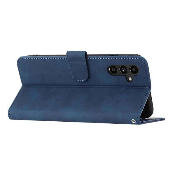 YX0030 PU Læder Wallet Case med Præget Stander Flip Telefon Cover til Samsung Galaxy S23 FE Multicolor Style F