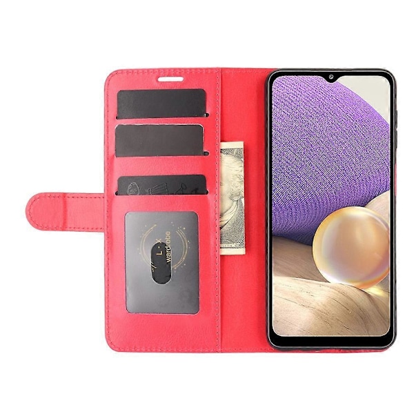 Wallet Design Læder Cover Stand Case til Samsung Galaxy A32 5G/M32 5G Multicolor Style A