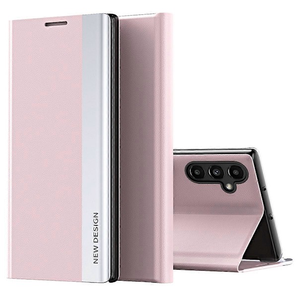 För Samsung Galaxy A14 5G/A14 4G Elektroplätering PU Läder Flip Ställ Skydd Mobilskal Multicolor Style G