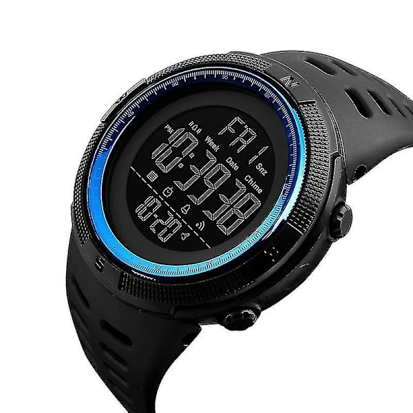 Skmei 1251 50m Vandtæt Sportsur Digitalur Black Red