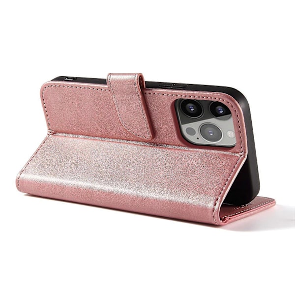 Kvalitets PU-läder + TPU Telefonfodral Plånboksdesign Telefonskal för iPhone 13 6.1 tum Multicolor Style D