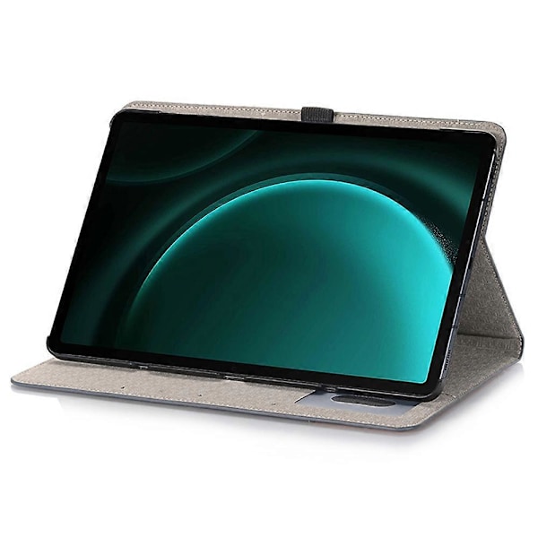 Til Samsung Galaxy Tab S9 FE Wallet Case Krydset Tekstur PU Læder Tablet Cover Multicolor Style B