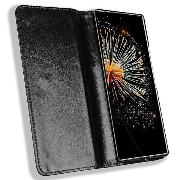 Til Xiaomi Mix Fold 3 5G Folde Etui Retro PU Læder Stand Telefon Cover Multicolor Style D