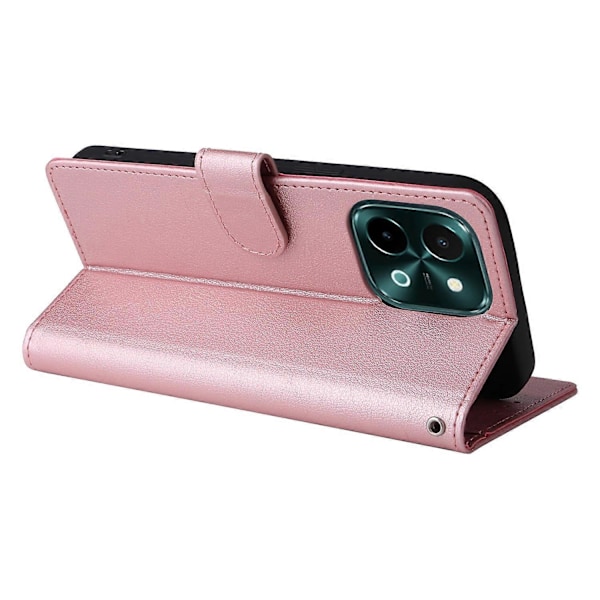 Til vivo Y28 4G Etui Wallet Stand View PU Læder Telefon Cover Multicolor Style B