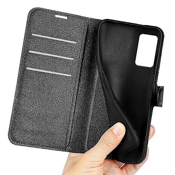 Til Xiaomi Redmi Note 12S 4G Litchi Tekstur Wallet Telefon Cover Stativ PU Læder Etui Multicolor Style A