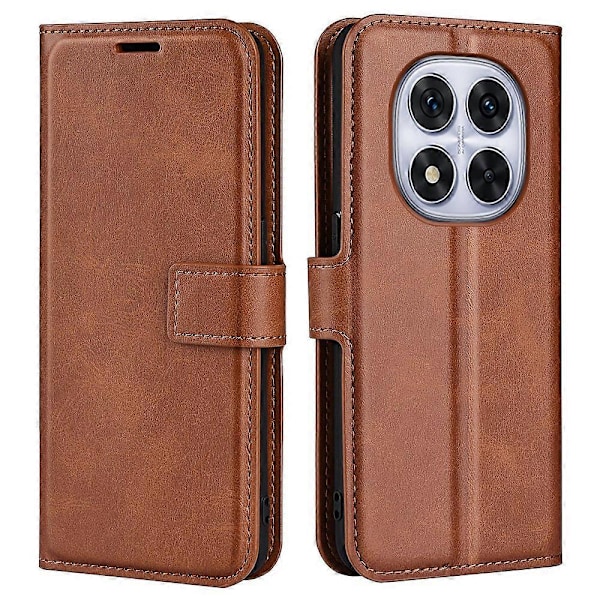 Til Xiaomi Redmi Note 14 Pro 5G Stand Case Anti-Scratch Kalvetekstur Læder Telefon Cover Multicolor Style F