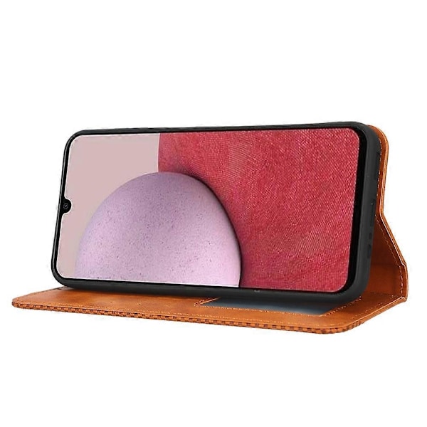Til Samsung Galaxy A14 5G/A14 4G Retro Tekstur Tegnebog Læder Stand Mobiltelefon Etui Telefon Cover Multicolor Style D