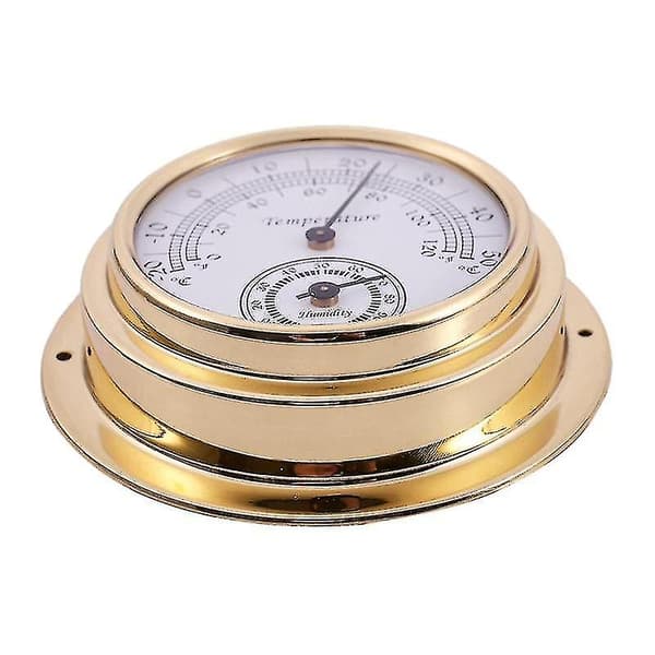 Nytt termometer Hygrometer Barometer Klokker 2 Hele Sett Værstasjon Måler