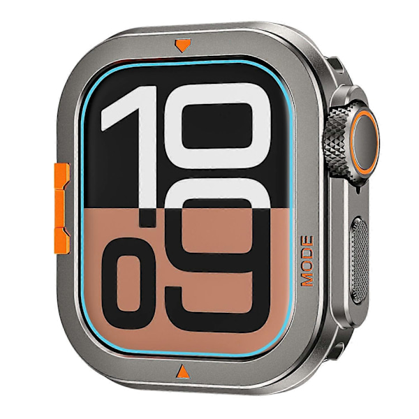 Skyddsfodral för Apple Watch Series 10 46mm, Fallsäkert Metall + PC Klockfodral Multicolor Tarnish