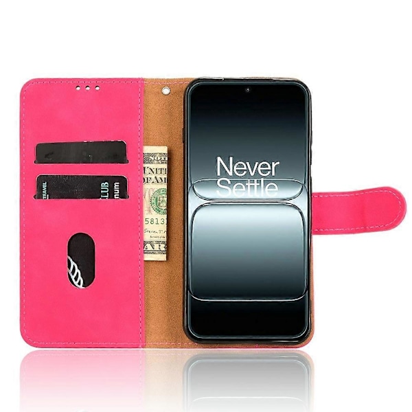 OnePlus 13T 5G Nahkakotelo, ihon tuntuinen, pudotussuoja, lompakkokansi Multicolor Rose