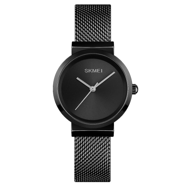 Skmei 1595 Scale Women Quartz Watch Silver Black