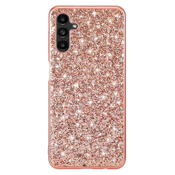 Glitterdeksel til Samsung Galaxy A34 5G, TPU-ramme, hard PC-bakside, elektroplettert telefondeksel Multicolor Style A