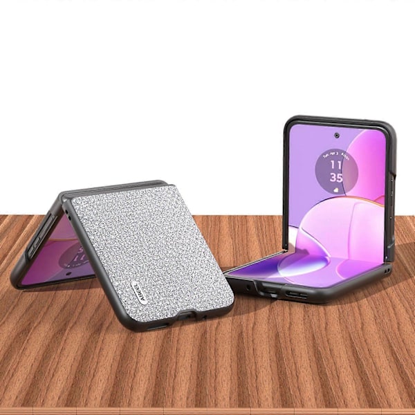 Motorola Razr 40 5G -puhelimen suojakuori Multicolor Silver