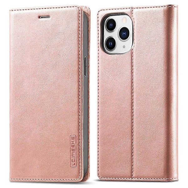 LC.IMEEKE LC Stærk Magnetisk Serie Wallet Stand Design Stødsikkert PU Læder Telefon Cover Multicolor Style D