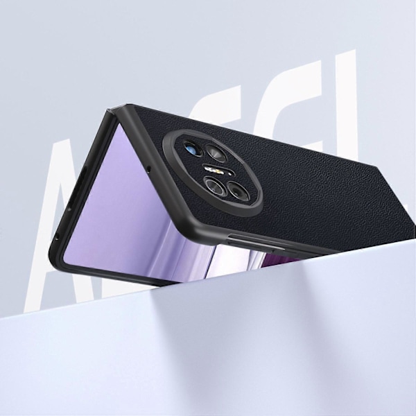 Huawei Mate X5 -kotelo aitoa lehmännahkaa, puhelinkuori Multicolor Style A