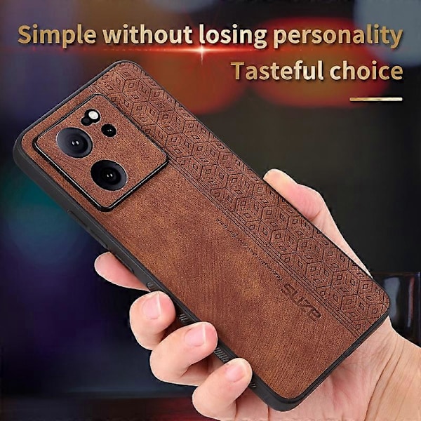 AZNS Xiaomi Redmi K60 Ultra/13T/13T Pro -kotelo PU-nahkapäällysteinen TPU-puhelinkuori Multicolor Style E