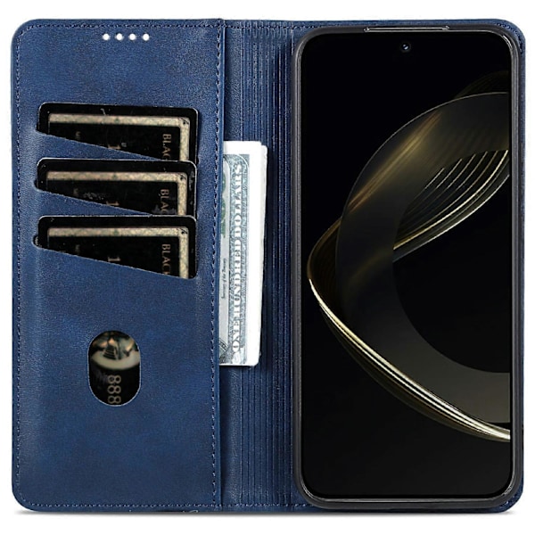AZNS Samsung Galaxy A26 5G -kotelo, lehmännahkakuvioinen PU-nahkainen lompakkopuhelinkotelo - vihreä Multicolor Blue
