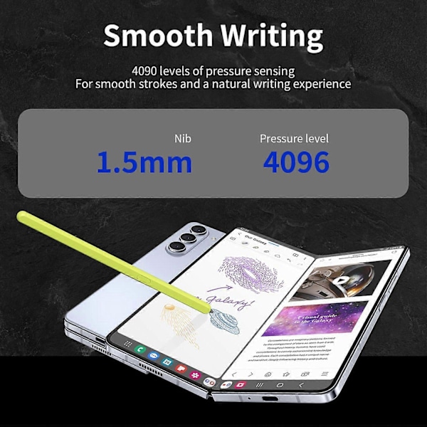 Type C -sylinterikynä Samsung Galaxy Z Fold6 5G/Z Fold5 5G/Z Fold4 5G/Z Fold3 5G -puhelimille, sähkömagneettinen Multicolor Style C