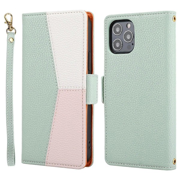 Pung Design Assorteret Farve Stil Læder Pung Etui til iPhone 12 6.1 tommer/12 Pro 6.1 tommer