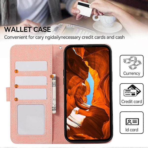 Fodral för Xiaomi 14T Pro Färgskarvning Läder Flip Telefonfodral RFID-blockering Multicolor Style A