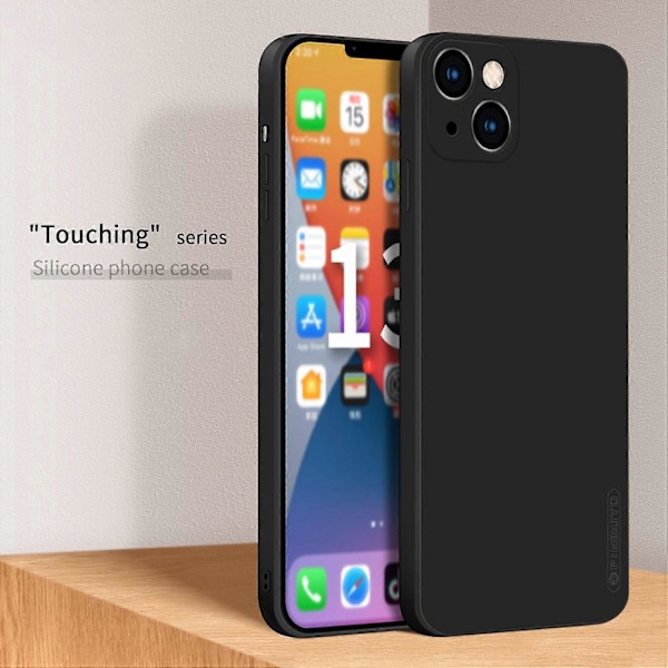 PINWUYO Exakt Utskuren Mjukt Silikon Stötsäkert Telefonskal för iPhone 13 6.1 tum Multicolor Style B
