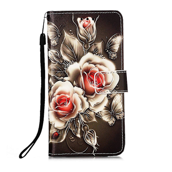 Mønsterprint Læder Wallet Stand Cover Case til Samsung Galaxy A52 4G/5G/A52s 5G