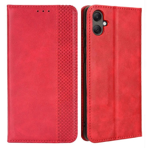 Samsung Galaxy A05 4G -puhelin kotelo, iskunkestävä PU-nahkainen lompakkokotelo jalustalla Multicolor Style C