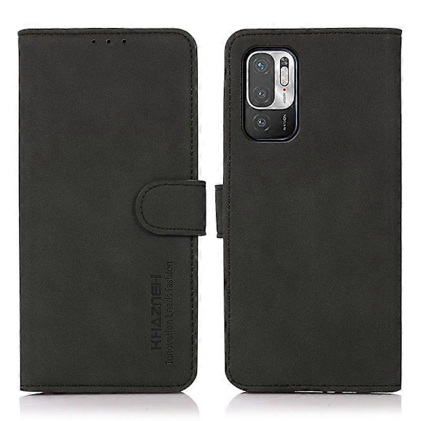 KHAZNEH Laadukas Puhelinkotelo Jalustalla Lompakko Nahkakotelo Xiaomi Redmi Note 10G/Poco M3 Pro -puhelimelle