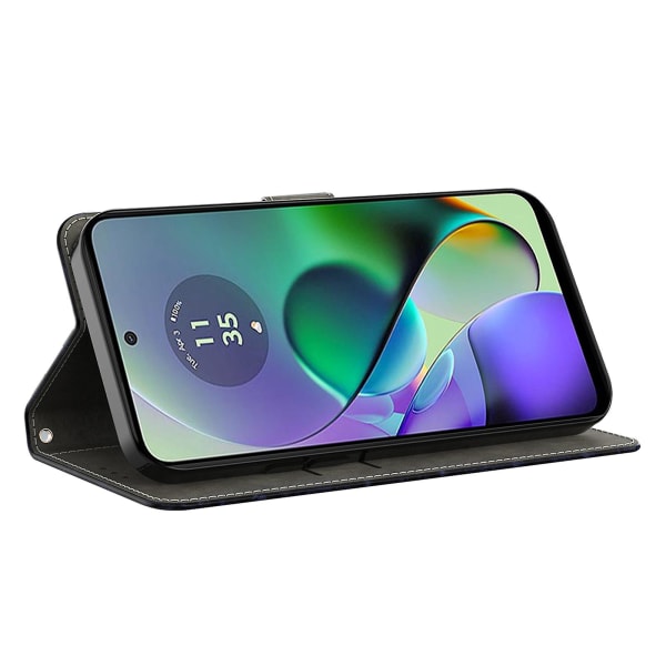 Plånbok Phone case För Motorola Moto G54 5g Case 3d Mönsterutskrift Läder Flip Cover Sleeping Owl