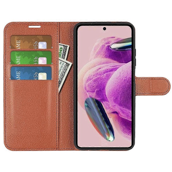 Til Xiaomi Redmi Note 12S 4G Litchi Tekstur Wallet Telefon Cover Stativ PU Læder Etui Multicolor Style I