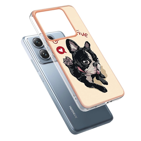 Til Xiaomi 14T Etui IMD-D Mønstertryk 2.0mm TPU Telefon Bagcover Multicolor Style G