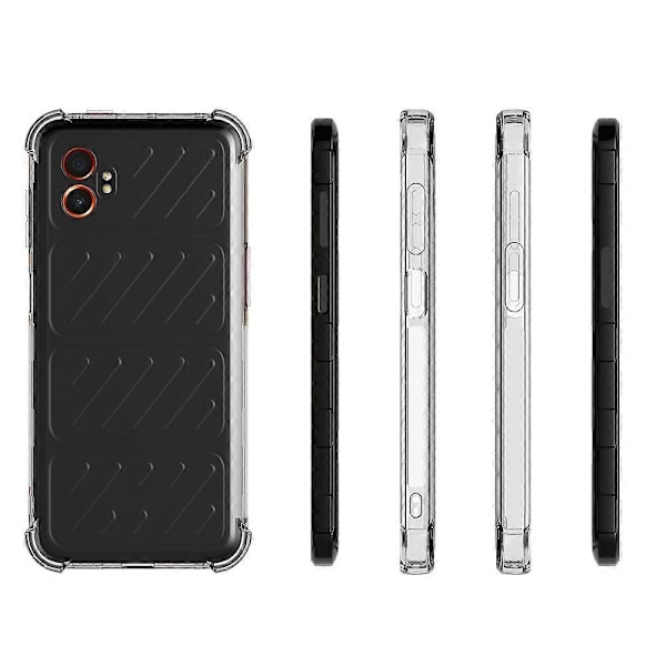 Samsung Galaxy XCover7 Pro TPU -puhelinkotelo, liukumaton, läpinäkyvä