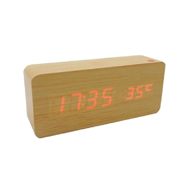 Firkantet Skrivebord C Led Digitalt Display Alarm C Temperaturvisning C Til Seng