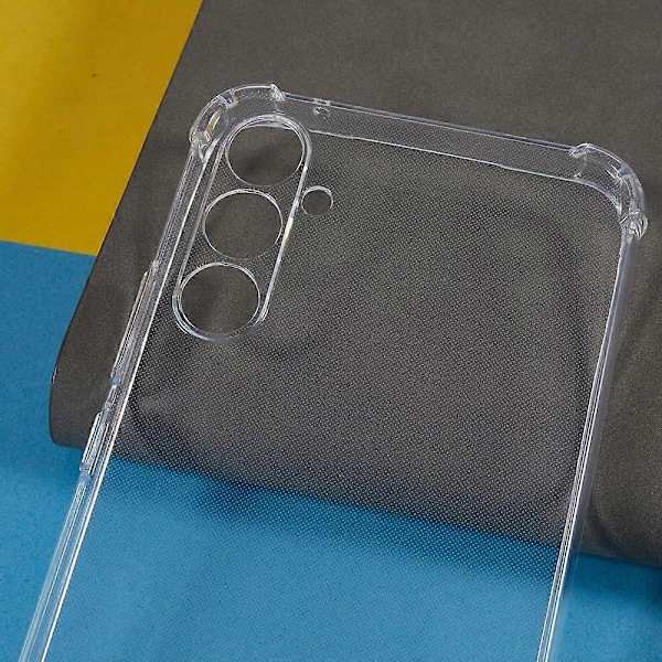 För Samsung Galaxy A34 5G TPU Genomskinligt Mobilskal Förstärkta Hörn