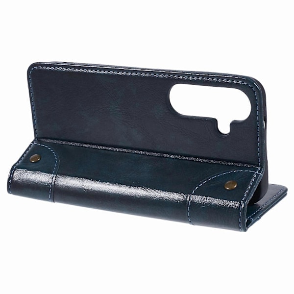SUTENI PU-Lærdeksel med Folio Flip-Stativ og Lommebok til Samsung Galaxy S24 Multicolor Style B