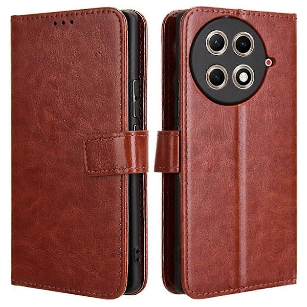 Til TECNO Camon 30S 4G/30S Pro 4G Etui Crazy Horse Tekstur PU Læder Telefonpung Cover Multicolor Style D