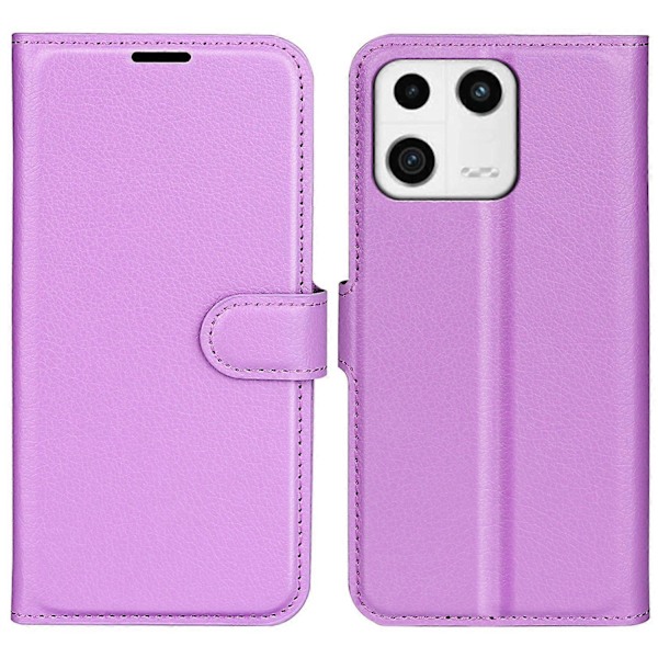 Puhelinkotelo Xiaomi 13 5G:lle, PU-nahkainen läppäkotelo jalustalla, lompakko, pudotussuoja Multicolor Style H