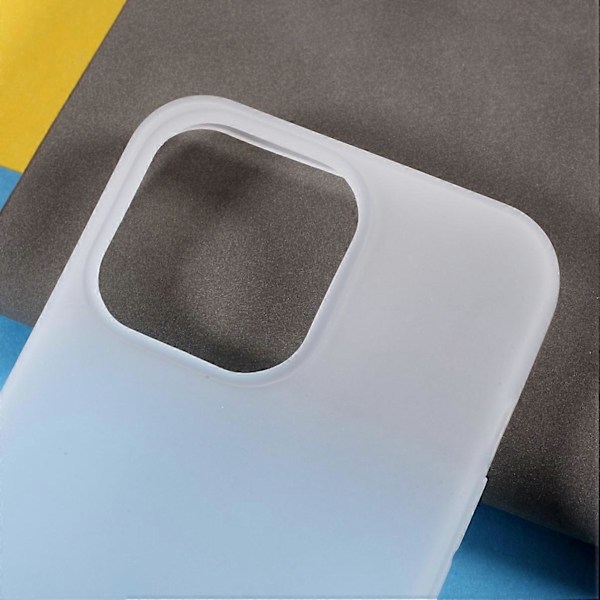 För iPhone 13 Pro 6.1 tum Slim Surface Layer Slät Matt Mjuk Flexibel TPU Skal Multicolor Style G
