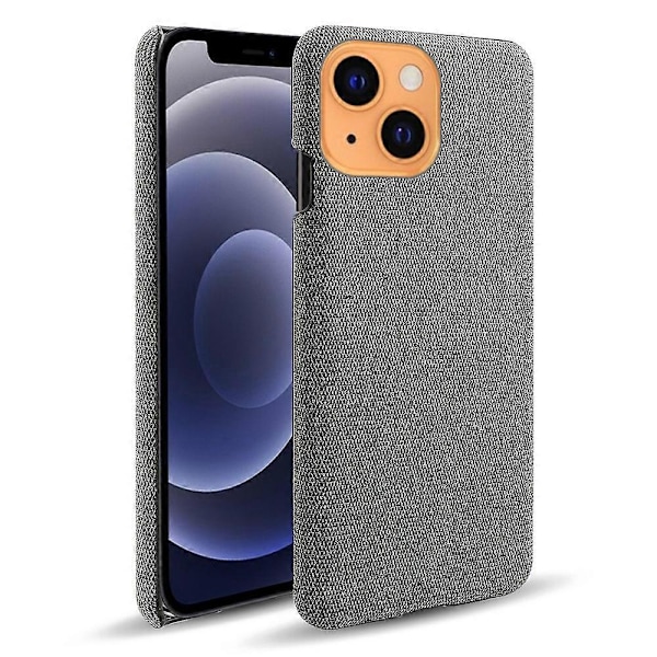 KSQ Tygbelagd Hårt Plastskal Fodral för iPhone 13 6.1 tum Multicolor Style C