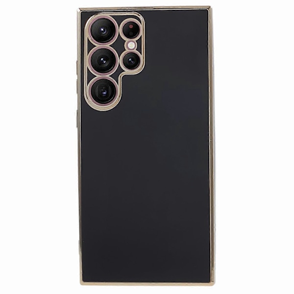 Til Samsung Galaxy S23 Ultra Blankt Telefoncover 6D Elektropletterede Kanter Blødt TPU Cover Multicolor Style G