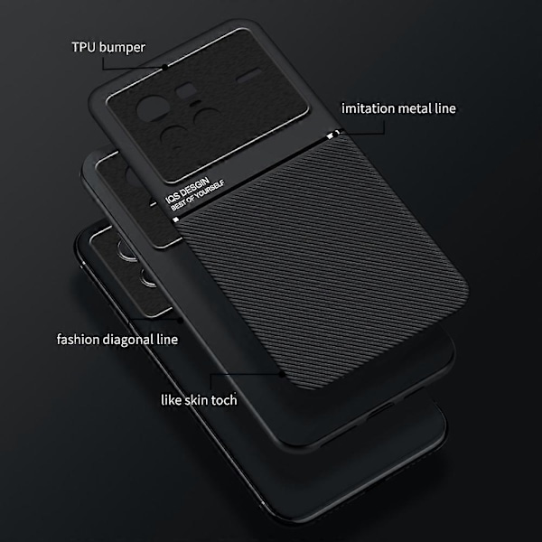 Telefondeksel for vivo X80 Pro 5G Multicolor Style A