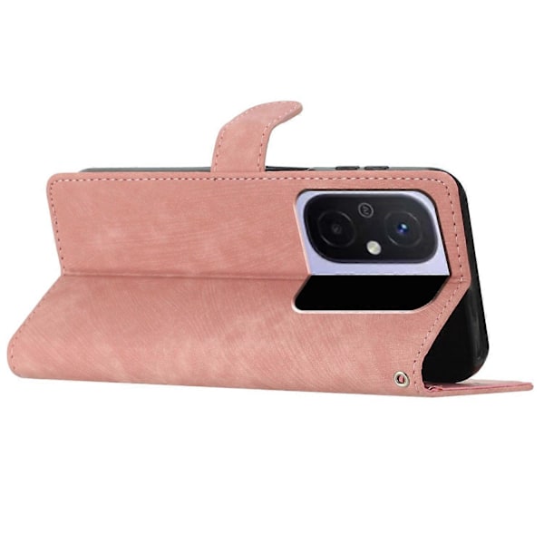 PU-lommebokdeksel til Xiaomi Redmi 12C 4G, hudvennlig stativ Multicolor Style F
