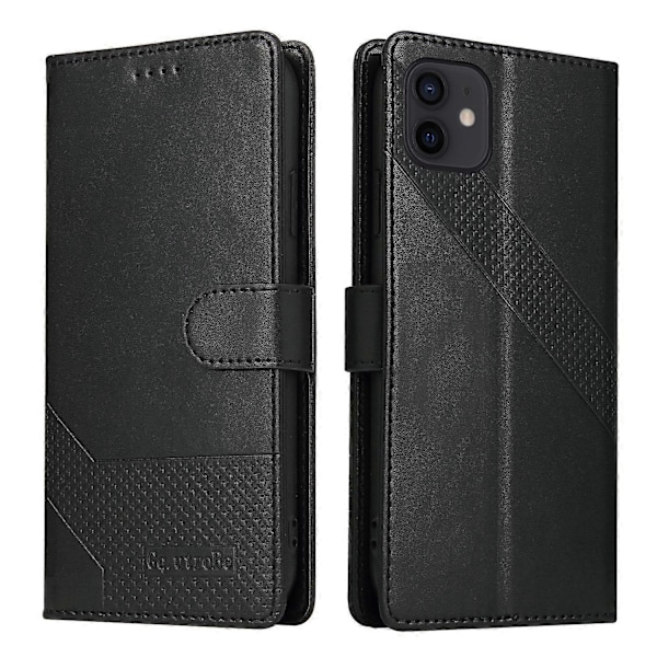 GQ.UTROBE 009 Serien Fullständigt Skydd Läder Plånboksfodral Skal för iPhone 12 Pro/iPhone 12