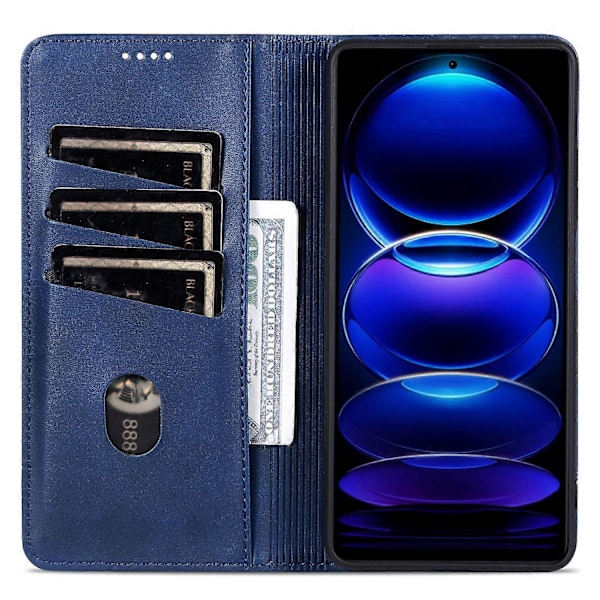 AZNS Samsung Galaxy A06 -kotelo, lehmännahkajäljitelmä PU-nahkainen lompakkokotelo - Vihreä Multicolor Blue