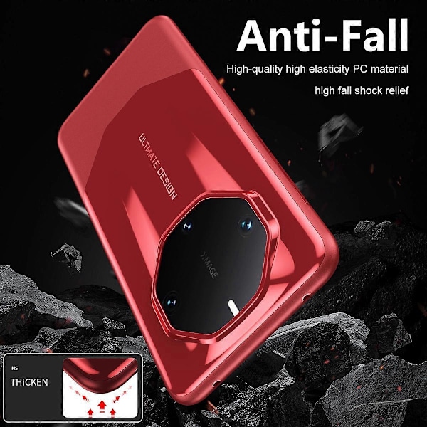 Elektropletteringsdeksel i aluminiumslegering for Huawei Mate 60 RS Ultimate Multicolor Style A
