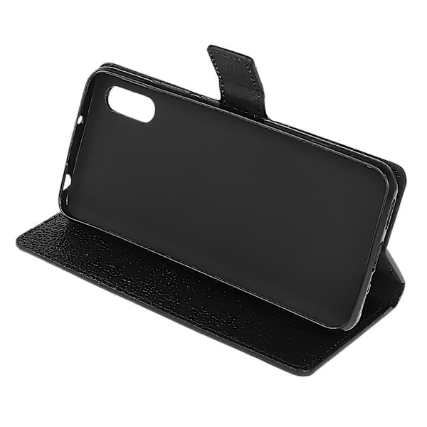 Litchi Tekstur Tegnebog Stand Læder Cover til Samsung Galaxy Xcover 5